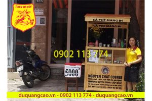 Quầy gỗ cà phê Thiên Mã